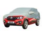 Allextreme RK7003 Car Body Cover Compatible with Renault KWID Custom Fit Dustproof UV Heat Resistant Indoor Outdoor Body Protection (Silver with Mirror)
