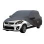 Allextreme ME7004 Car Body Cover Compatible with Maruti Suzuki Ertiga Custom Fit Dustproof UV Heat Resistant Indoor Outdoor Body Protection (Grey with Mirror)