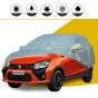 Allextreme MC7007 100% Tested Waterproof Car Body Cover Compatible with Maruti Suzuki Celerio Custom Fit Dustproof UV Heat Resistant Indoor Outdoor Body Protection (Reflective Silver with Mirror)