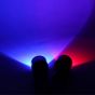 Allextreme EXLPRBL2 3 LED Flash Strobe Light Police Emergency Warning Lamp for Motorcycle, Car & Bike (6W, Random Color, 2 Pcs)