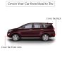 Allextreme MXL67002 Car Body Cover Compatible with Maruti Suzuki XL6 Custom Fit Dustproof UV Heat Resistant Indoor Outdoor Body Protection (Silver without mirror)