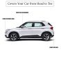 Allextreme MXL67007 100% Tested Waterproof Car Body Cover Compatible with Maruti Suzuki XL6 Custom Fit Dustproof UV Heat Resistant Indoor Outdoor Body Protection (Reflective Silver with Mirror)