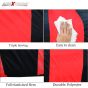 Allextreme MA5004 Car Body Cover Compatible with Maruti Suzuki Alto Custom Fit Dustproof UV Heat Resistant Indoor Outdoor Body Protection (Navy Blue & Red with Mirror)