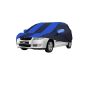 Allextreme SF5002 Car Body Cover Compatible with Skoda Fabia Custom Fit Dustproof UV Heat Resistant Indoor Outdoor Body Protection (Navy Blue & Blue with Mirror)