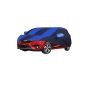 Allextreme NZV5002 Car Body Cover Compatible with New Jazz Custom Fit Dustproof UV Heat Resistant Indoor Outdoor Body Protection (Navy Blue & Blue with Mirror)