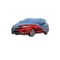 Allextreme NZV5001 Car Body Cover Compatible with New Jazz Custom Fit Dustproof UV Heat Resistant Indoor Outdoor Body Protection (Blue with Mirror)