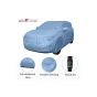 Allextreme NZV5001 Car Body Cover Compatible with New Jazz Custom Fit Dustproof UV Heat Resistant Indoor Outdoor Body Protection (Blue with Mirror)