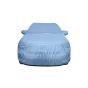 Allextreme HVK5001 Car Body Cover Compatible with Hyundai Verna Custom Fit Dustproof UV Heat Resistant Indoor Outdoor Body Protection (Blue with Mirror)