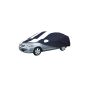 Allextreme CZ5005 Car Body Cover Compatible with City ZX Custom Fit Dustproof UV Heat Resistant Indoor Outdoor Body Protection (Navy Blue & White with Mirror)