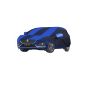Allextreme MNS5002 Car Body Cover Compatible with Maruti Suzuki Swift Dzire New Custom Fit Dustproof UV Heat Resistant Indoor Outdoor Body Protection (Navy Blue & Blue with Mirror)