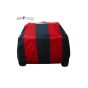 Allextreme HXS5004 Car Body Cover Compatible with Hyundai Xcent Custom Fit Dustproof UV Heat Resistant Indoor Outdoor Body Protection (Navy Blue & Red with Mirror)