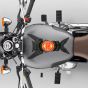AllExtreme EXHB2AR Customized Fuel/Gas Tank Pad Protector Decal Sticker Compatible with Enfield Bullet (Black)