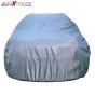 AllExtreme HS5001 Car Body Cover Compatible with Hyundai Santro Custom Fit Dustproof UV Heat Resistant Indoor Outdoor Body Protection (Blue with Mirror)