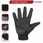 Allextreme Probiker Protective Full Finger Gloves Anti-Skid Surface Breathable Bike Riding Glove for Motorcycle Cycling Climbing Mountaineering Hiking (XL, Black)