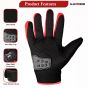 Allextreme Probiker Protective Full Finger Gloves Anti-Skid Surface Breathable Bike Riding Glove for Motorcycle Cycling Climbing Mountaineering Hiking (XXL, Red)