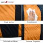 Allextreme MXG5003 Car Body Cover Compatible with Mahindra XUV 300 Custom Fit Dustproof UV Heat Resistant Indoor Outdoor Body Protection (Navy Blue & Orange with Mirror)