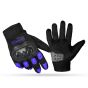 Allextreme Probiker Protective Full Finger Gloves Anti-Skid Surface Breathable Bike Riding Glove for Motorcycle Cycling Climbing Mountaineering Hiking (L, Blue)