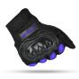 Allextreme Probiker Protective Full Finger Gloves Anti-Skid Surface Breathable Bike Riding Glove for Motorcycle Cycling Climbing Mountaineering Hiking (L, Blue)
