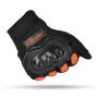 Allextreme Probiker Protective Full Finger Gloves Anti-Skid Surface Breathable Bike Riding Glove for Motorcycle Cycling Climbing Mountaineering Hiking (L, Orange)