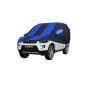 Allextreme MSZ5002 Car Body Cover Compatible with Mahindra Scorpio Custom Fit Dustproof UV Heat Resistant Indoor Outdoor Body Protection (Navy Blue & Blue with Mirror)