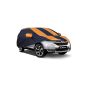 Allextreme CRZ5003 Car Body Cover Compatible with CR-V Custom Fit Dustproof UV Heat Resistant Indoor Outdoor Body Protection (Navy Blue & Orange with Mirror)