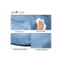 Allextreme JJZ5001 Car Body Cover Compatible with Jeep Custom Fit Dustproof UV Heat Resistant Indoor Outdoor Body Protection (Blue with Mirror)