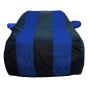 Allextreme MBZ5002 Car Body Cover Compatible with Mahindra Bolero Custom Fit Dustproof UV Heat Resistant Indoor Outdoor Body Protection (Navy Blue & Blue with Mirror)