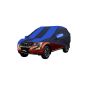 Allextreme MXY5002 Car Body Cover Compatible with Mahindra XUV500 Custom Fit Dustproof UV Heat Resistant Indoor Outdoor Body Protection (Navy Blue & Blue with Mirror)