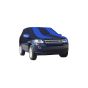 Allextreme LRB5002 Car Body Cover Compatible with Land Rover Custom Fit Dustproof UV Heat Resistant Indoor Outdoor Body Protection (Navy Blue & Blue with Mirror)