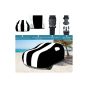 Allextreme LLB5006 Car Body Cover Compatible with Land Rover Free Lander-2 Custom Fit Dustproof UV Heat Resistant Indoor Outdoor Body Protection (Black & White with Mirror)