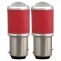 Allextreme BAY15D 1157 LED Parking Bulb 5W Universal Ultra-Bright Brake Tail Light for Car (Red, 2 Pcs)