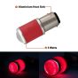 Allextreme BAY15D 1157 LED Parking Bulb 5W Universal Ultra-Bright Brake Tail Light for Car (Red, 2 Pcs)