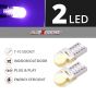 Allextreme EXT001 Universal T10 LED Parking Light 5630 CMD Super Bright Interior Pilot License Plate Dome Indicator Lamp Bulb for Car Bike and Motorcycle (2W, Ice Blue, 2 Pcs)