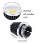 AllExtreme EXAFIL1 Extended Air Filter with Clamp Engine Replacement Inlet Rubber Intake Induction Kit for All Motorcycle and Bikes (42mm, Universal)