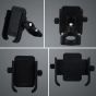 Allextreme EXHMU01 Handle Bar Mount Mobile Cell Phone Holder Cradle Stand 360 Rotation for Motorcycle and Bike (Black)