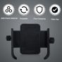 Allextreme EXHMU01 Handle Bar Mount Mobile Cell Phone Holder Cradle Stand 360 Rotation for Motorcycle and Bike (Black)
