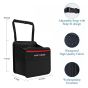 Allextreme Trunk Organizer Backseat Large Anti-Slip Multi-Compartment Foldable Storage Utility Tool Space Saver Bag for Cars, SUVs & Trucks (EX-IT-02)