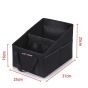 Allextreme Trunk Organizer Backseat Large Anti-Slip Multi-Compartment Foldable Storage Utility Tool Space Saver Bag for Cars, SUVs & Trucks, Black (EX-IT-05)