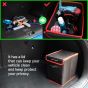 Allextreme Trunk Organizer Backseat Large Anti-Slip Multi-Compartment Foldable Storage Utility Tool Space Saver Bag for Cars, SUVs & Trucks (EX-IT-06)