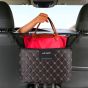 Allextreme EX-IT-01-BG Trunk Organizer Backseat Large Anti-Slip Storage Hanging Utility Tool Space Saver Bag for Cars, SUVs & Trucks (Brown)