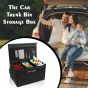 Allextreme EX-IT00 Trunk Organizer with Multi-Compartment, Backseat Organizer, Collapsible Anti-Slip Storage Utility Tool for Space Saver for Cars, SUVs & Trucks (Black, 6 Pockets)