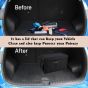 Allextreme EX-IT00 Trunk Organizer with Multi-Compartment, Backseat Organizer, Collapsible Anti-Slip Storage Utility Tool for Space Saver for Cars, SUVs & Trucks (Black, 6 Pockets)