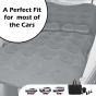 Allextreme M1 Multifunctional Inflatable Car Bed Mattress Universal Car Back Seat for Baby Travel Air Inflation with Two Air Pillows, Car Air Pump and Repair Kit (Grey)