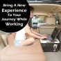 Allextreme M1 Multifunctional Inflatable Car Bed Mattress Universal Car Back Seat Travel Air Inflation with Two Air Pillows, Car Air Pump and Repair Kit (Beige)