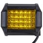 Allextreme EXLEDS1 24 LED Fog Light Bar Waterproof 4 Inch CREE Cube Work Light for Bike Cars and Motorcycle, 72W, Yellow Light (Pack of 1)