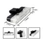 AllExtreme EX3EXS 3 LED Flash Strobe Lamp Police Emergency Warning Light for Motorcycle Cars and Bike (12W, Set of 4)
