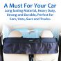 Allextreme IT-08 Trunk Organizer Backseat Large Anti-slip Storage Hanging Utility Tool Space Saver Bag for Cars, SUVs & Trucks (Black)
