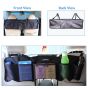 Allextreme IT-08 Trunk Organizer Backseat Large Anti-slip Storage Hanging Utility Tool Space Saver Bag for Cars, SUVs & Trucks (Black)