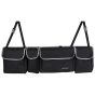 Allextreme Nylon It-09 Trunk Organizer Backseat Large Anti-Slip Storage Hanging Utility Tool Space Saver Bag For Cars, Suvs & Trucks (Black)