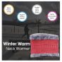 Allextreme Winter Beanie Cap Scarf Set Soft & Comfortable Thick Knitted Neck Warmer Biker Rider Climbing Sports Accessory for Men & Women